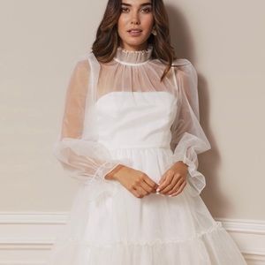 Cristine by Malina Bridal - little white bridal/wedding dress